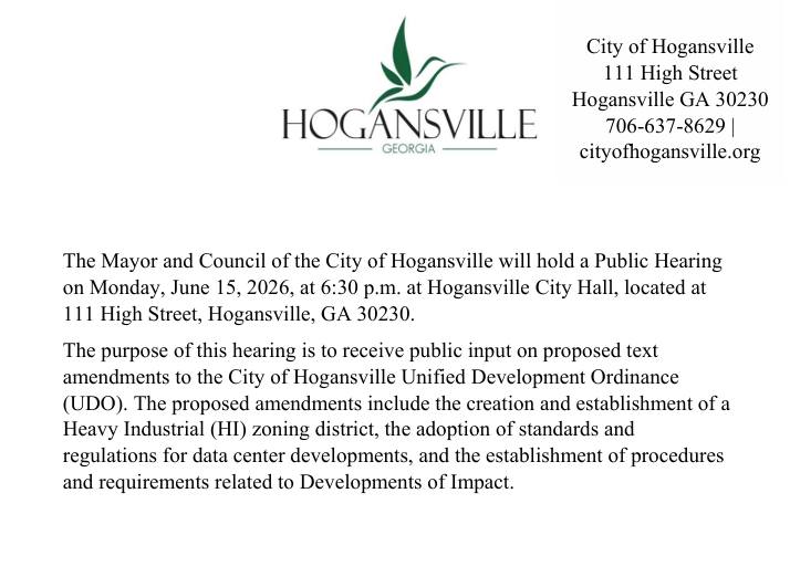 Public Hearing - UDO Amendments